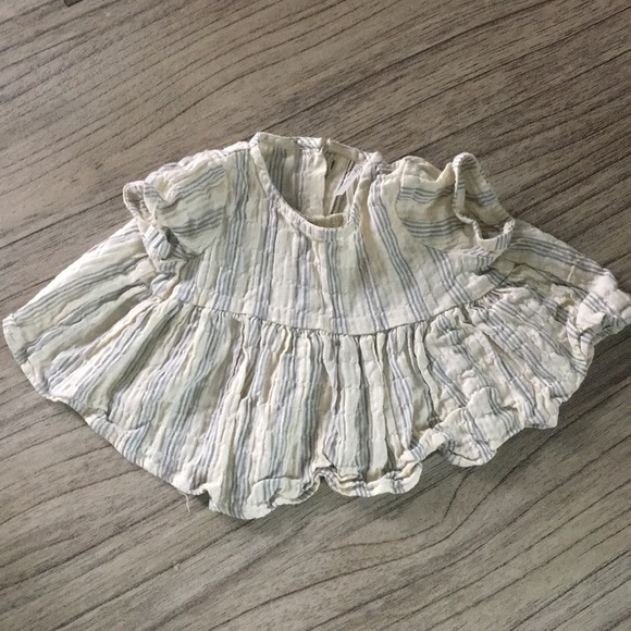 Rylee + Cru Other - Rylee + Cru ‘Jane’ Blouse in Ivory/Stormy Blue